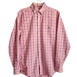 Vineyard Vines Mens Slim Fit Tucker Shirt Sz Medium
